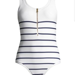 Heidi Klein Puglia Binding Racerback One-piece